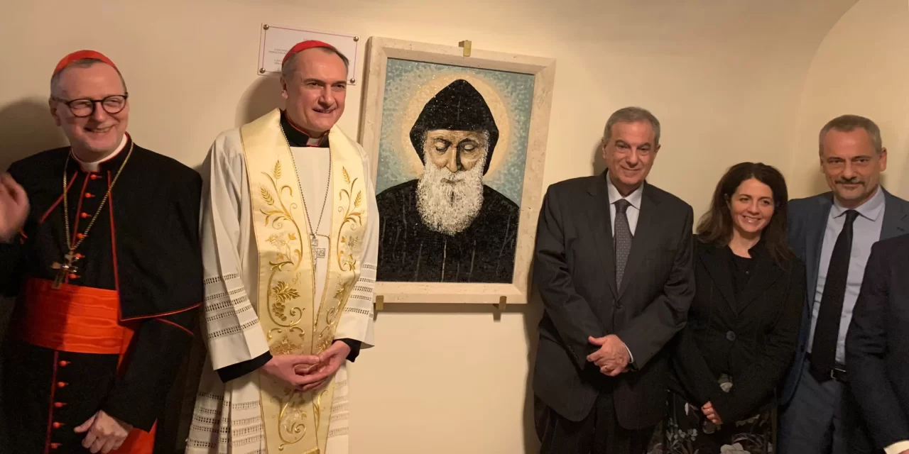 Inaugurato un nuovo mosaico di San Charbel alle grotte vaticane