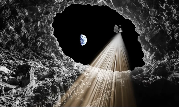 Scoperta una grotta sulla Luna così grande da ospitare una base umana
