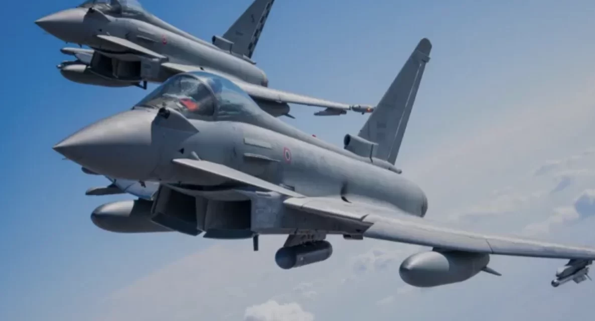 Eurofighters italiani intercettano aerei russi nel Baltico 