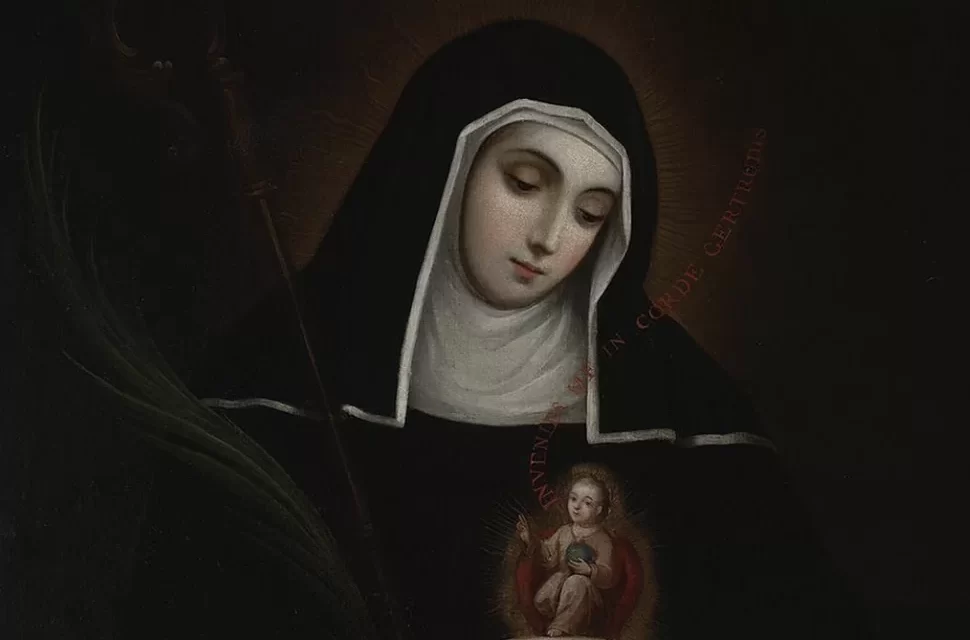 Santa Gertrude:  Grande apostola del Sacro Cuore e sostenitrice delle anime del Purgatorio
