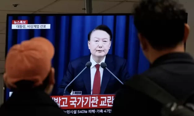 Il presidente della Corea del Sud dichiara la legge marziale