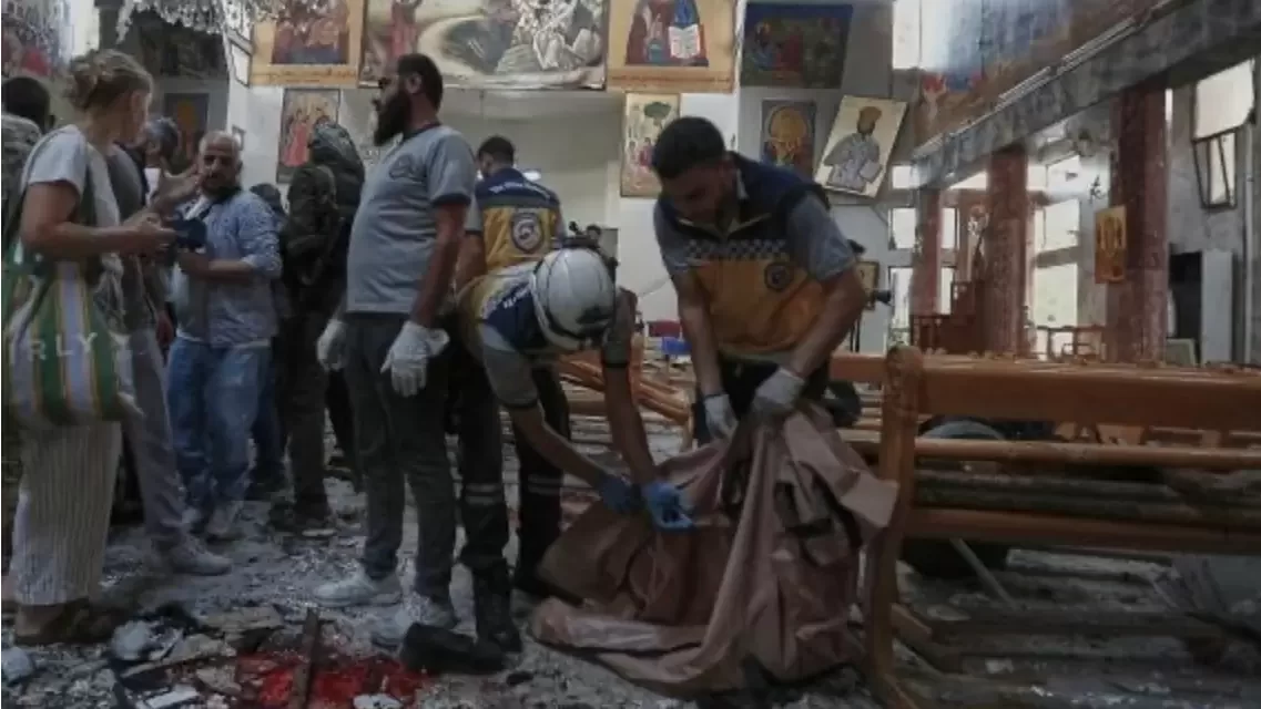 Attentato ISIS in una chiesa di Damasco
