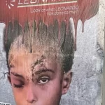 “Guarda cosa mi ha fatto Leonardo!”: la guerra arriva sui muri di Roma