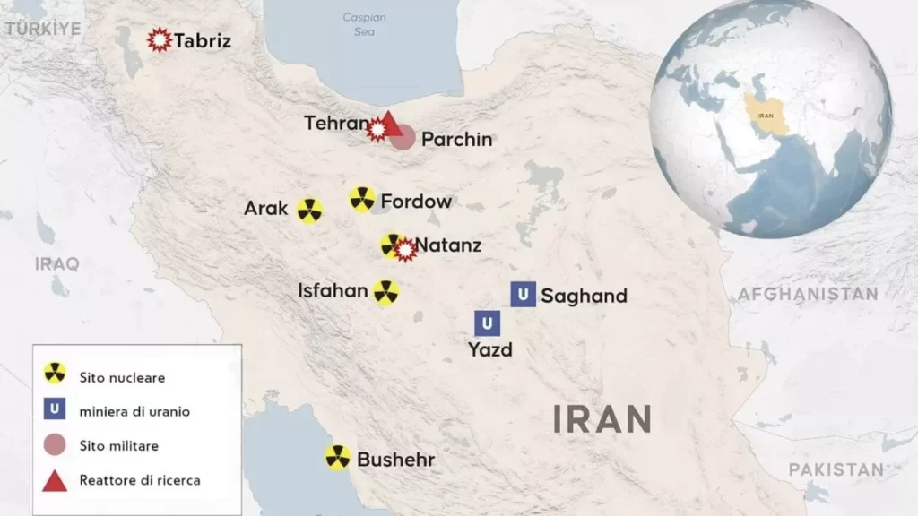 L’attacco di Israele colpisce al vertice il regime degli ayatollah 1 siti nucleari iraniani