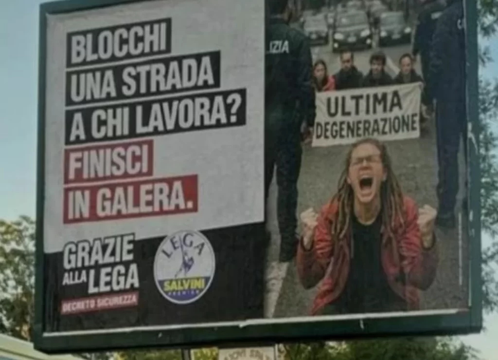 La dignità non è una maglietta 1 blocchi stradali