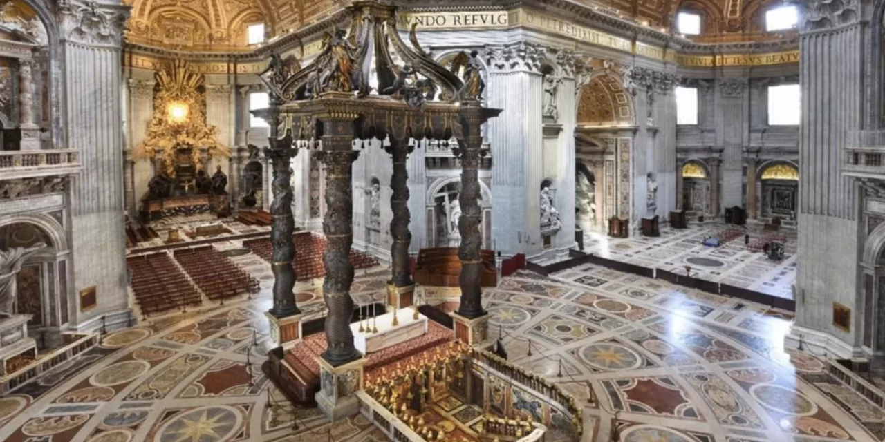 Oltraggio all’altare di San Pietro