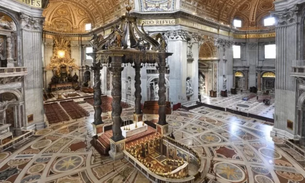 Oltraggio all’altare di San Pietro