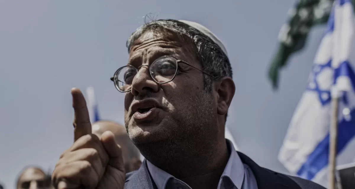 Ben Gvir e la flottiglia: quando l’odio diventa programma politico