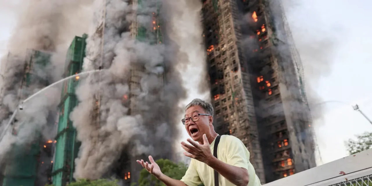 Hong Kong, tragedia nelle torri di Tai Po: almeno 13 morti nell’incendio del complesso Wang Fuk Court