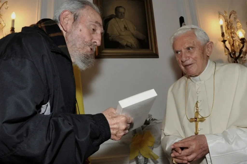fidel castro e benedetto xvi