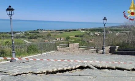 Frana significativa in Molise. Adriatica spezzata in due