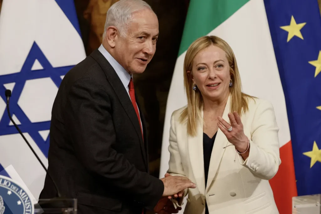 meloni e netanyahou