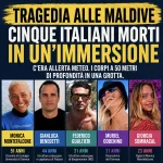 Cinque sub italiani perdono la vita alle Maldive