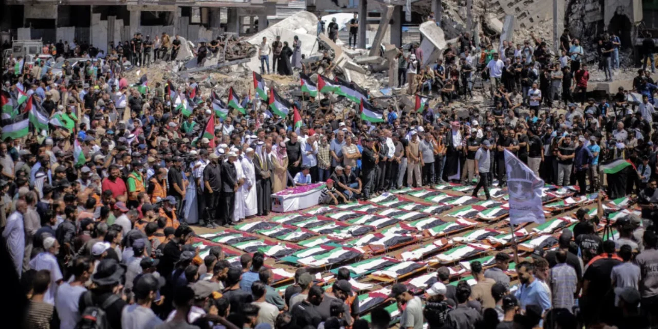 Le bare di Gaza accusano anche Washington
