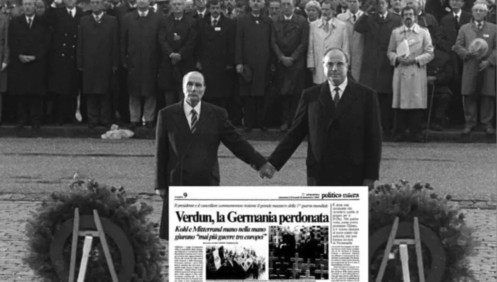 Ratko Mladić è morto, ma Srebrenica non è finita: l’Europa davanti al proprio fallimento 1 kohl e mitterand a verdun