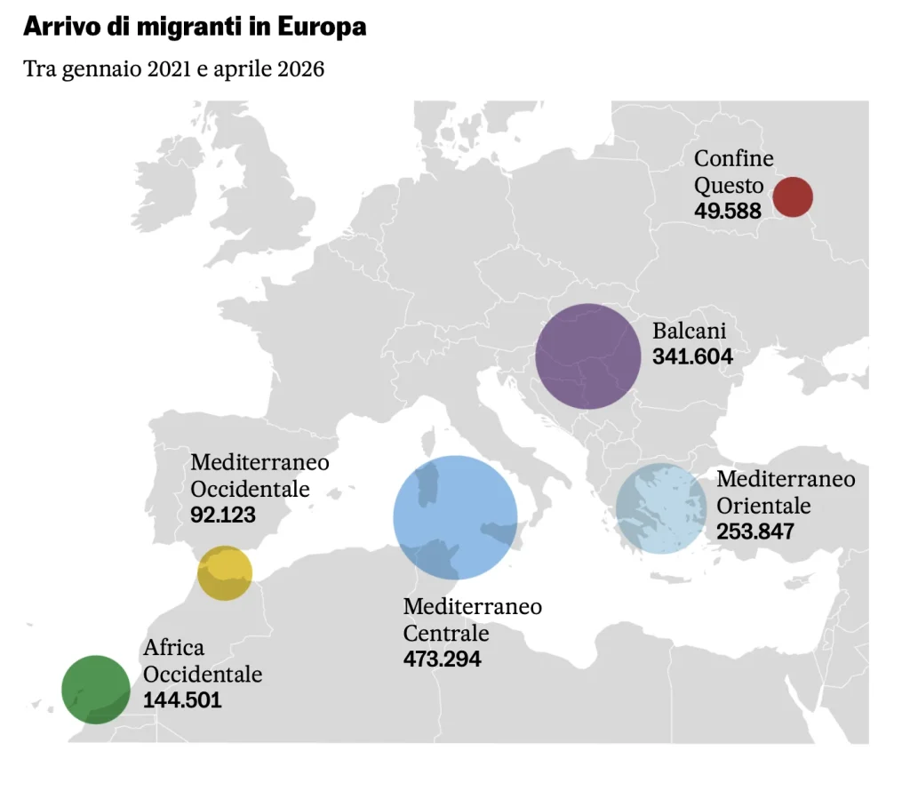 Ceuta, il falso messaggio sui social che ha scatenato l’esodo dal Marocco 1 mappa migranti